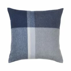 Elvang Denmark ELVANG Manhattan Kissenhülle - 50x50 Cm - Dark Blue/asphalt 1 - Quadratisch