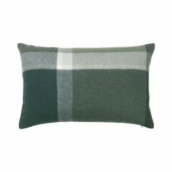 Elvang Denmark ELVANG Manhattan Kissenhülle - 40x60 Cm - Evergreen/botanic Green 1 - Rechteckig