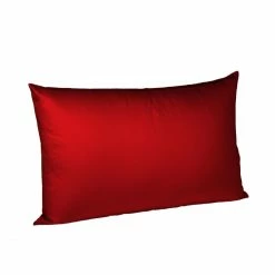 Fleuresse Colours Kissenhülle Aus Mako-Satin - 40x60 Cm - Bordeaux