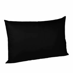 Fleuresse Colours Kissenhülle Aus Mako-Satin - 40x60 Cm - Schwarz