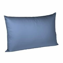 Fleuresse Colours Kissenhülle Aus Mako-Satin - 40x60 Cm - Denim