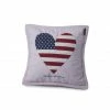 LEXINGTON American Baby Quilted Sham Kissenhülle - 40x40 Cm - Rosa / Herz