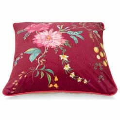 PiP Studio Fleur Grandeur Kissen Mit Füllung - 60x60 Cm - Red