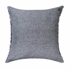 Zoeppritz Stay Forever Here Kissenhülle Aus Leinen - 50x50 Cm - Black