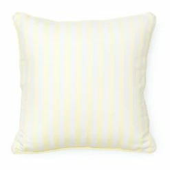 Normann Copenhagen Candy Stripe Kissen Mit Füllung - 40x40 Cm - Pale Yellow