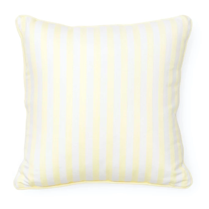 Normann Copenhagen Candy Stripe Kissen Mit Füllung - 40x40 Cm - Pale Yellow 1 Normann Copenhagen Candy Stripe Kissen Mit Füllung - 40x40 Cm - Pale Yellow