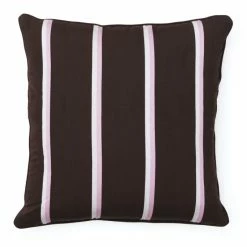 Normann Copenhagen Trifle Stripe Kissen Mit Füllung - 50x50 Cm - Parterre Brown