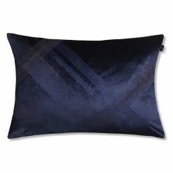 JOOP! Living Checks Kissenhülle - 38x58 Cm - Marine