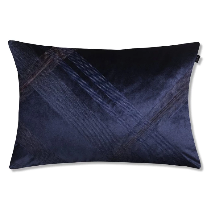 JOOP! Living Checks Kissenhülle - 38x58 Cm - Marine 1 JOOP! Living Checks Kissenhülle - 38x58 Cm - Marine